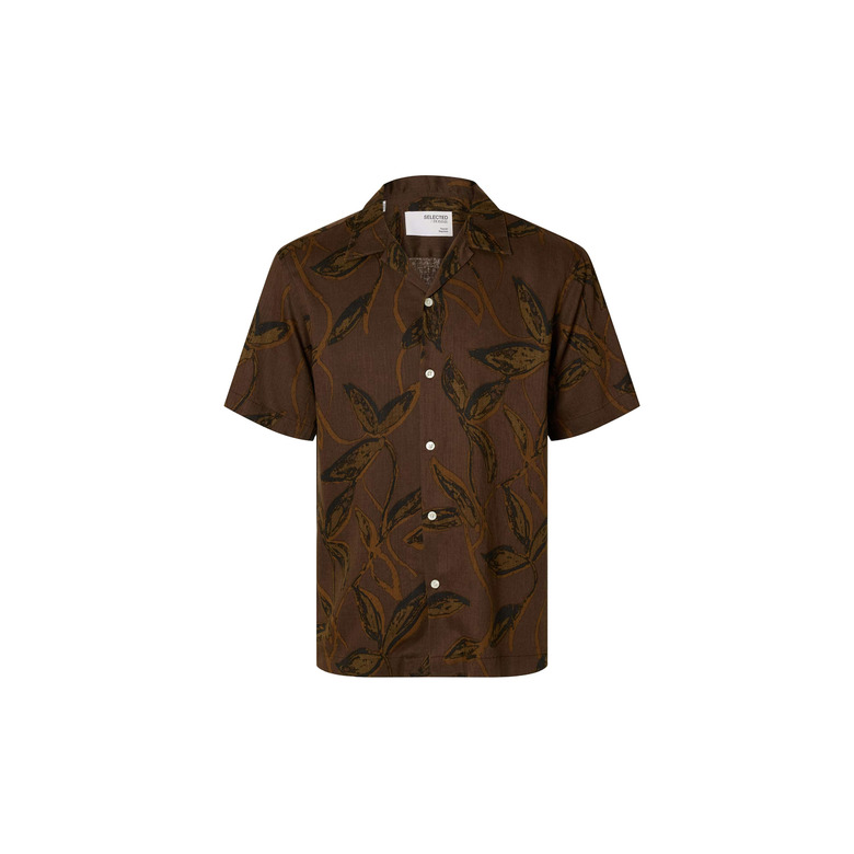 Selected Homme hemd bruin 1