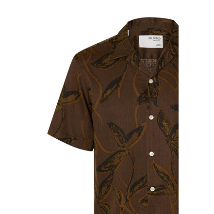 Selected Homme hemd bruin
