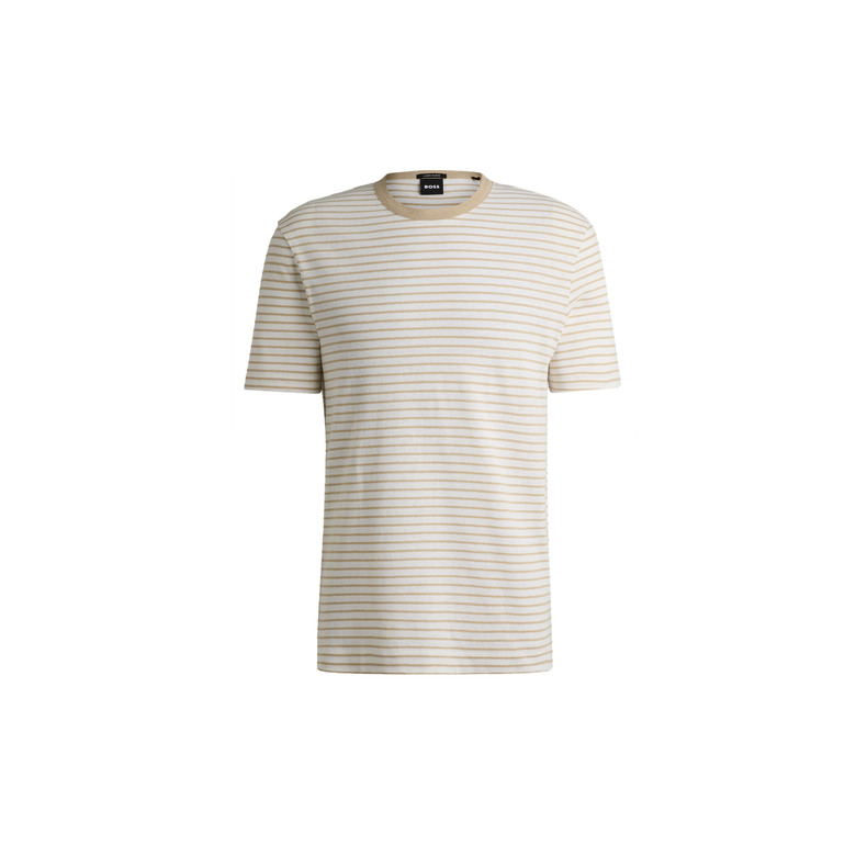 Boss t-shirts lightbrown 1
