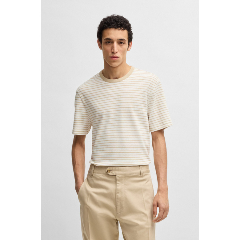 Boss t-shirts lightbrown 2