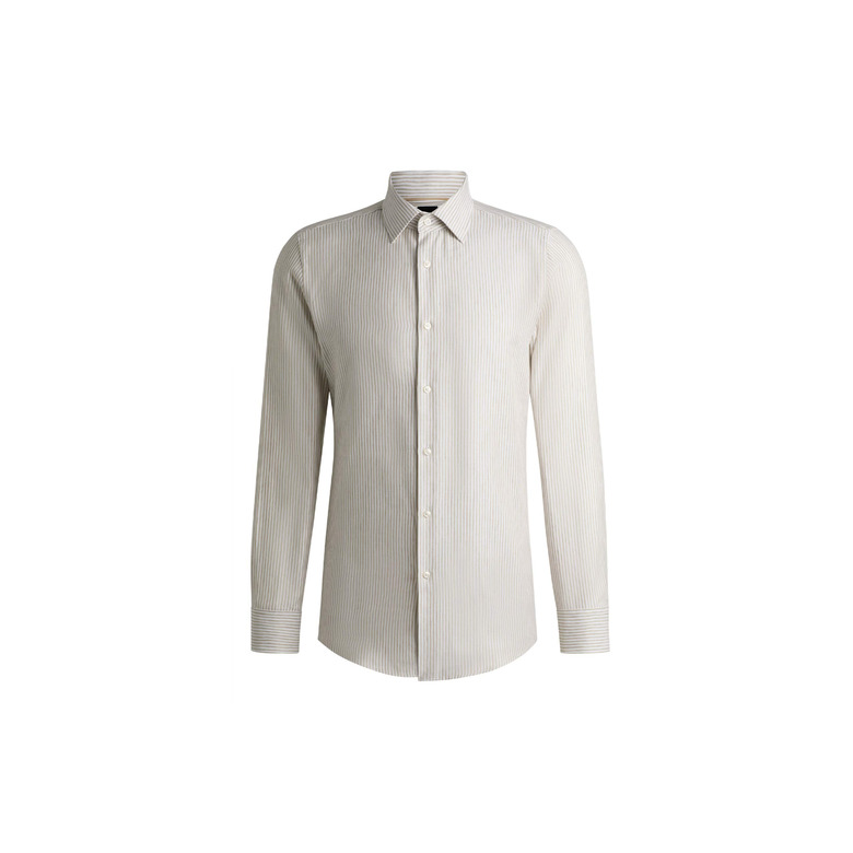 Boss shirt lightbrown 1