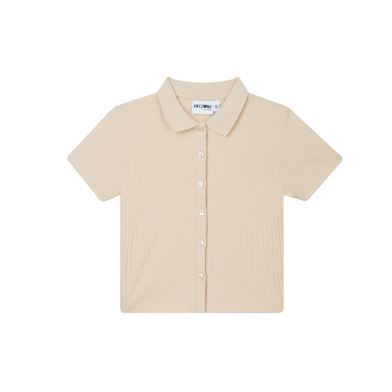 Someone Junior Meisjes polo lightbrown