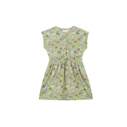Someone Kids kleid grÜn