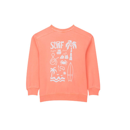 Someone Kids sweater orange