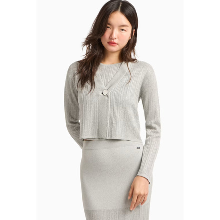 Armani Exchange cardigan zilver