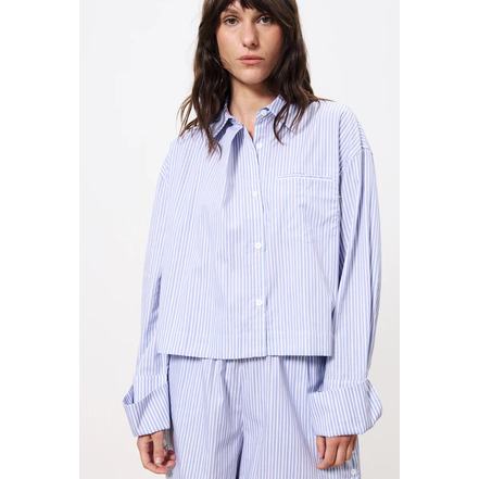 Frnch blouse blauw