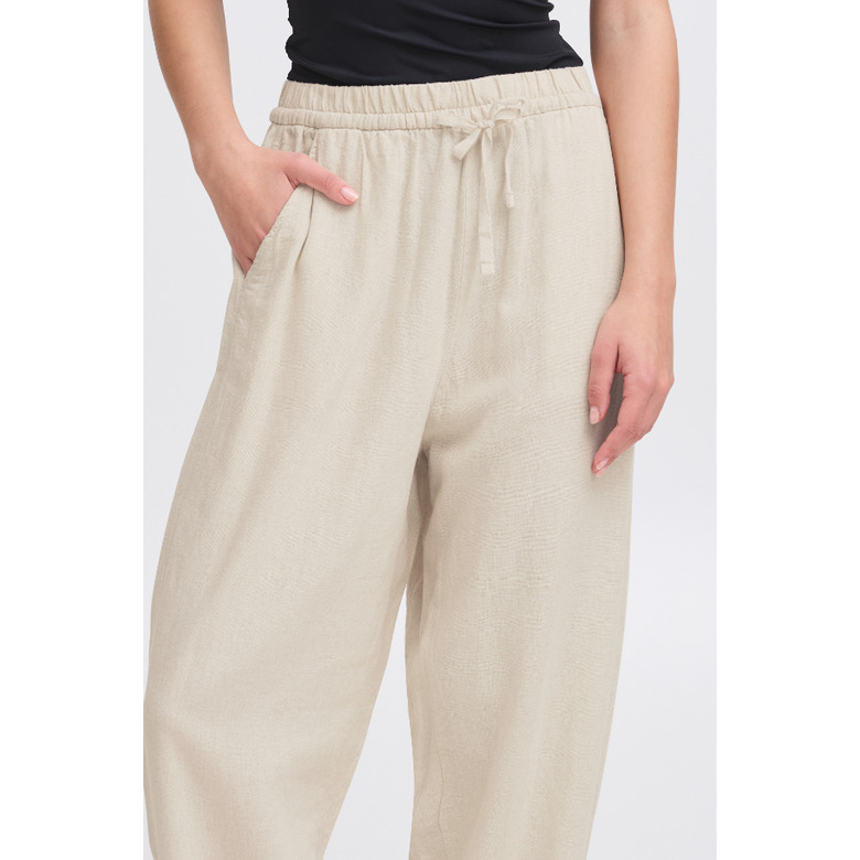 Ichi trousers ecru 2