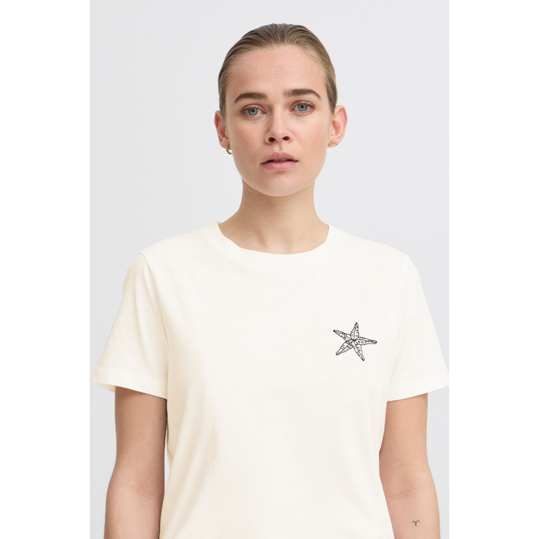 Ichi t-shirts ecru 2