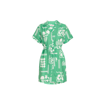 Ichi dress green