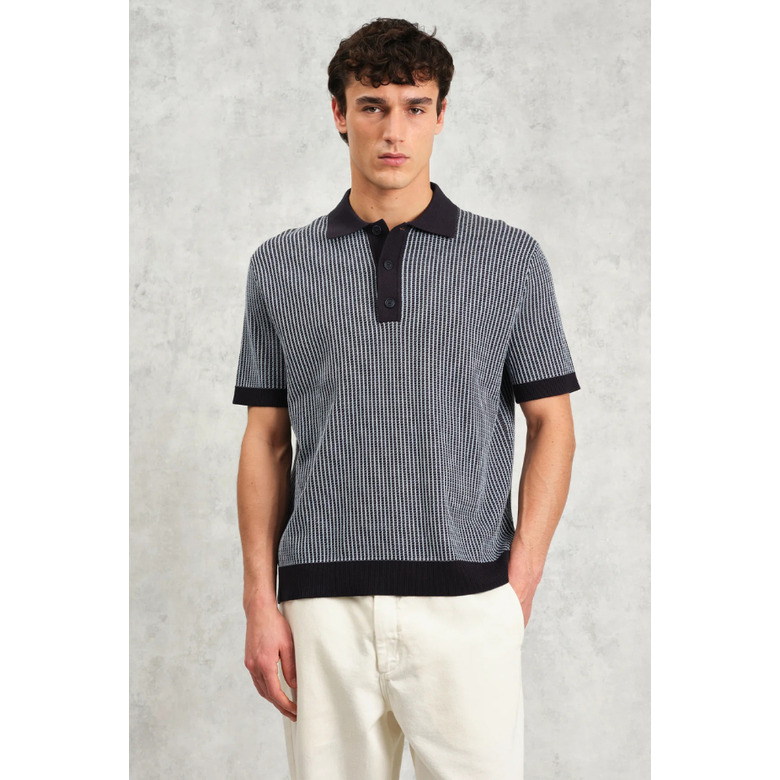 Wax London polo blue 2