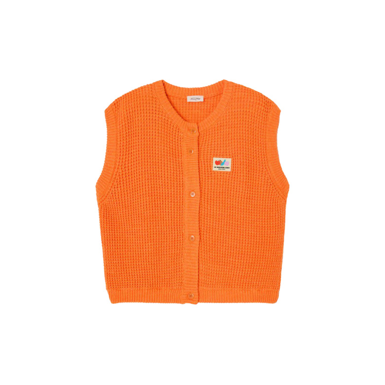 American Vintage strickjacke orange