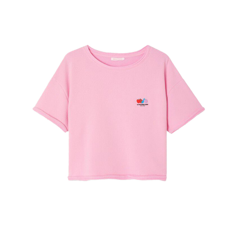 American Vintage t-shirt roze