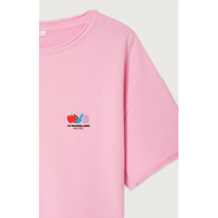 American Vintage t-shirt roze