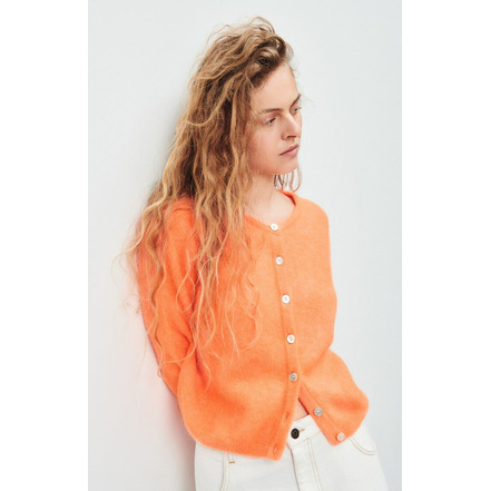 American Vintage cardigan oranje