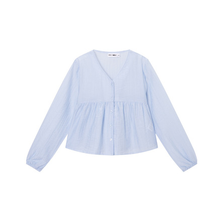 Someone Junior Meisjes blouse blauw