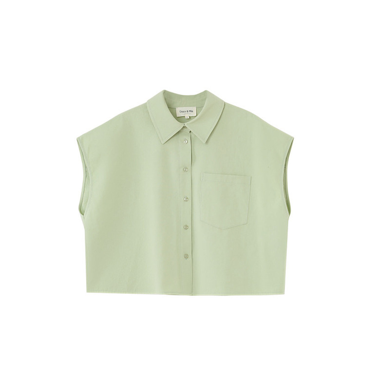 Grace & Mila blouse green 1