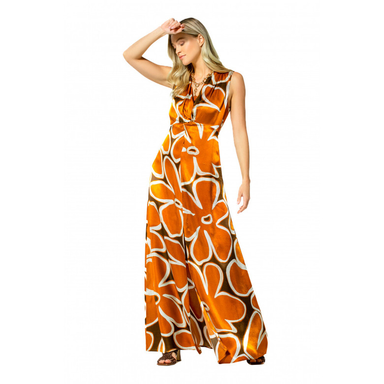 Caroline Biss kleid orange 2