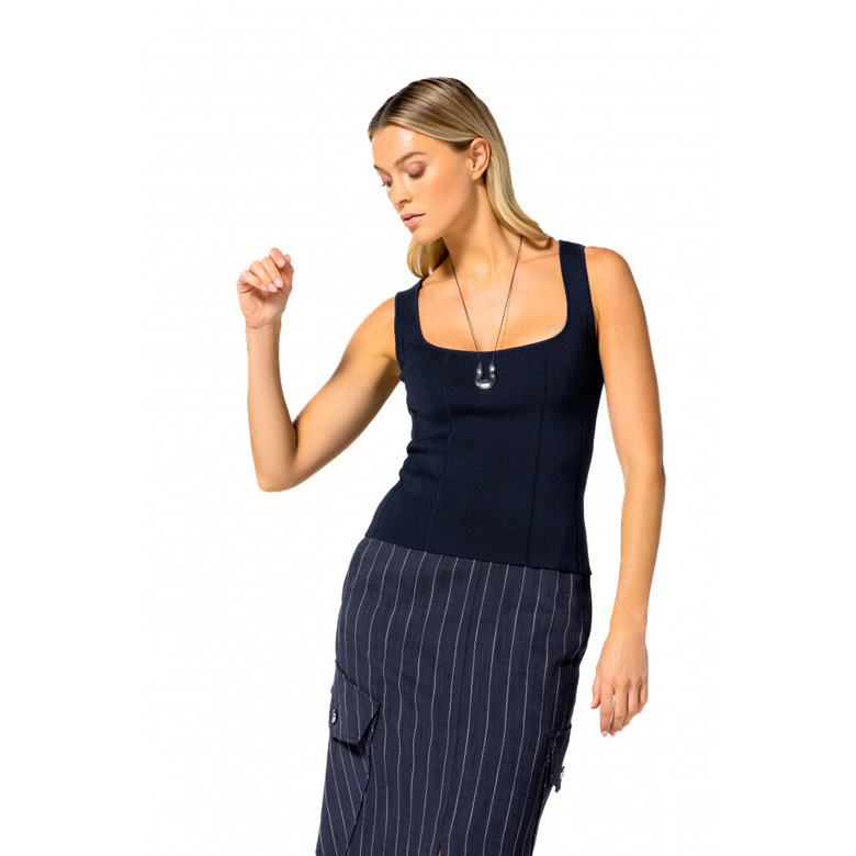 Caroline Biss top blue 2
