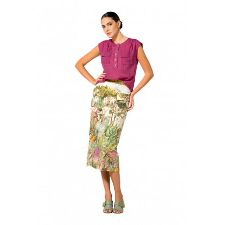 Caroline Biss rok multi color
