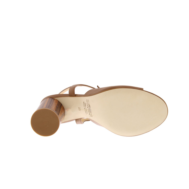 Atelier Content sandals cognac 5