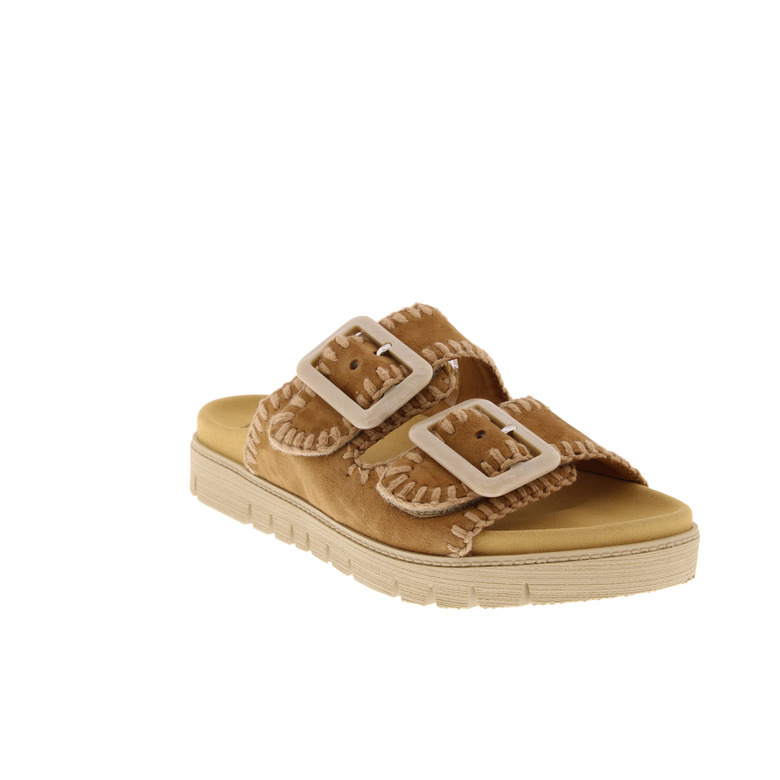 Gabor thong slippers brown 2