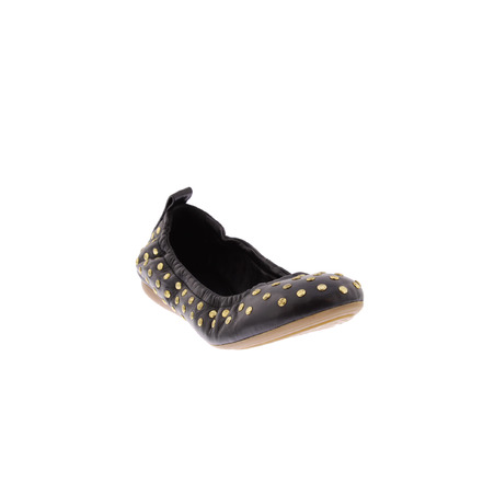 Mjus ballerina's zwart
