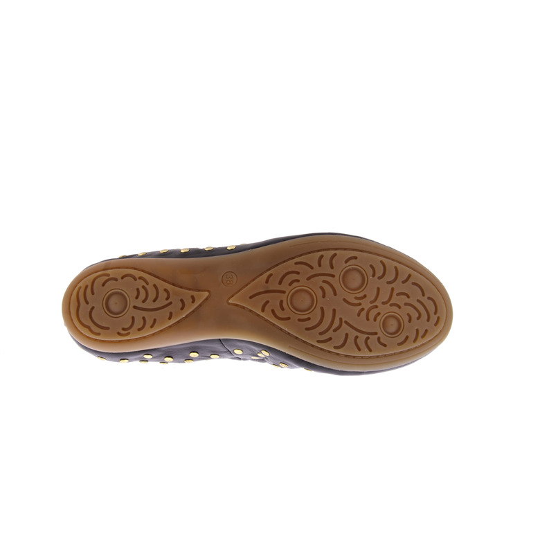 Mjus ballerina's zwart 5