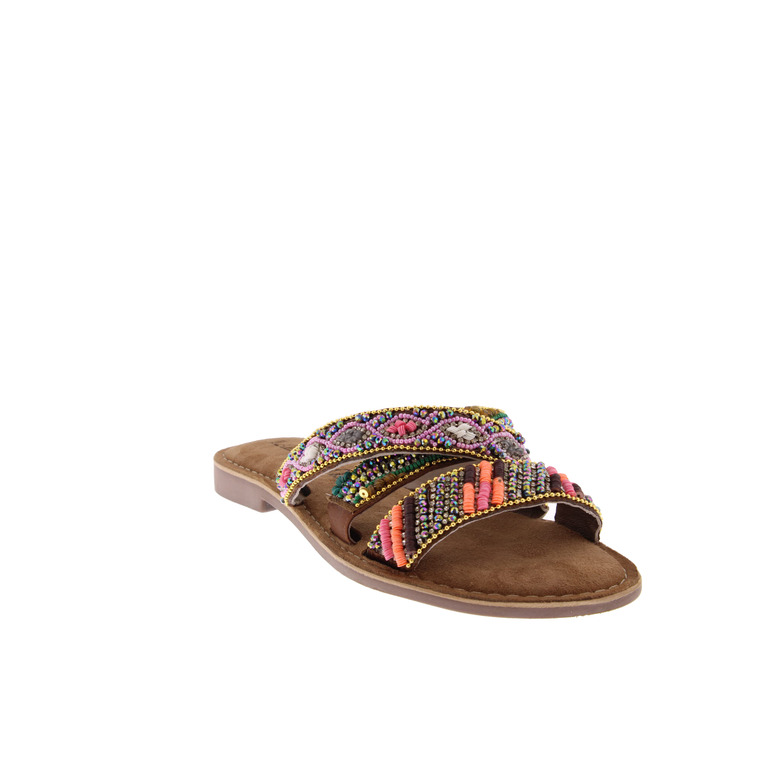 Lazamani thong slippers multicolor 2