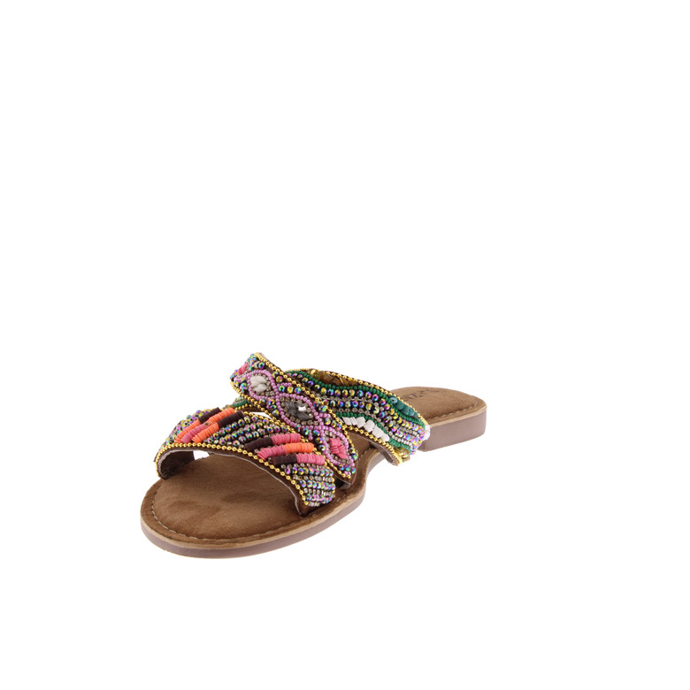 Lazamani thong slippers multicolor 3