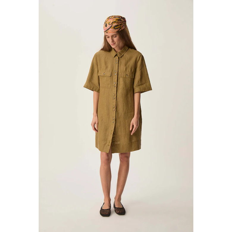 Des Petits Hauts jurk groen 2