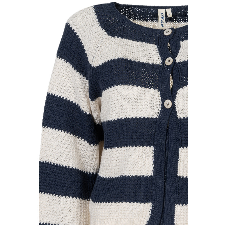 O'mer cardigan blauw 2