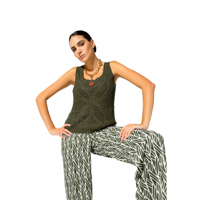 Caroline Biss trui groen 2