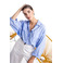 Dame Blanche blouse blauw 2