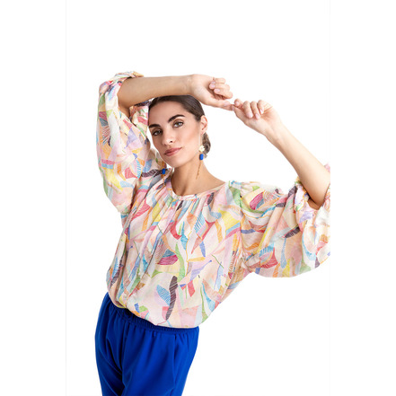 Dame Blanche blouse multi color