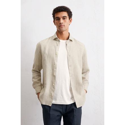 Marc O'polo shirt lightbrown