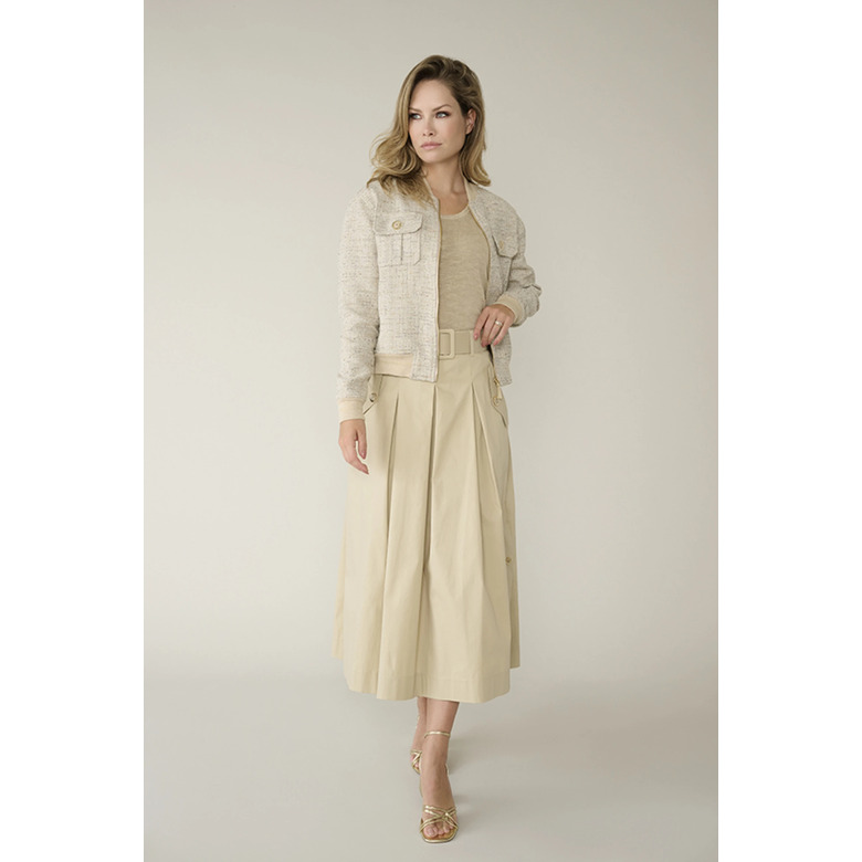 Due Amanti skirt lightbrown 2