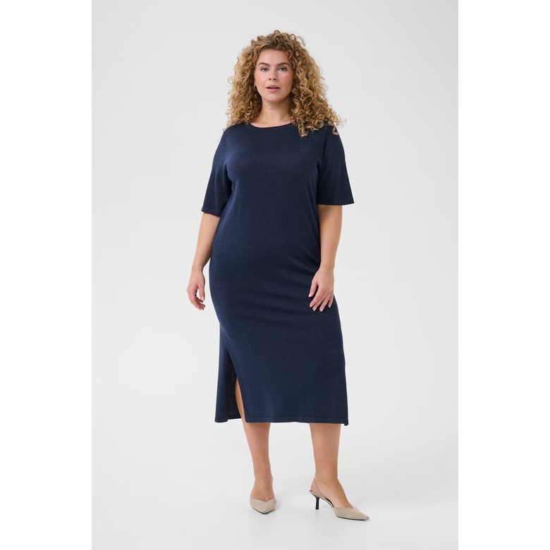 Kaffe Curve robe bleu 2