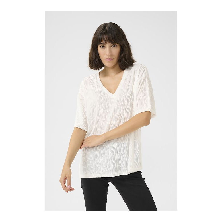 Kaffe t-shirt wit 2