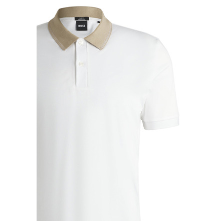 Boss polo ecru