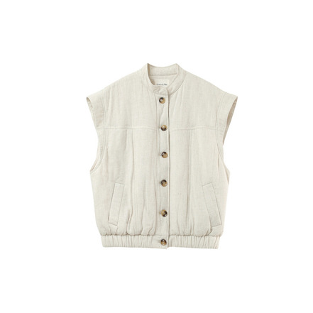 Grace & Mila vest beige