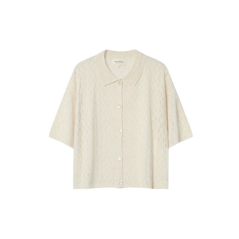 Grace & Mila cardigan ecru 1