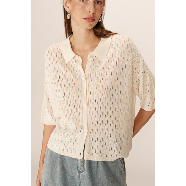 Grace & Mila cardigan ecru 2