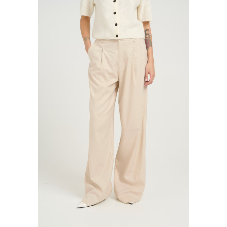 Gestuz trousers ecru 2
