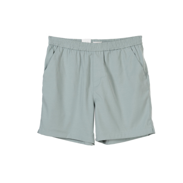 Plain short blue 1