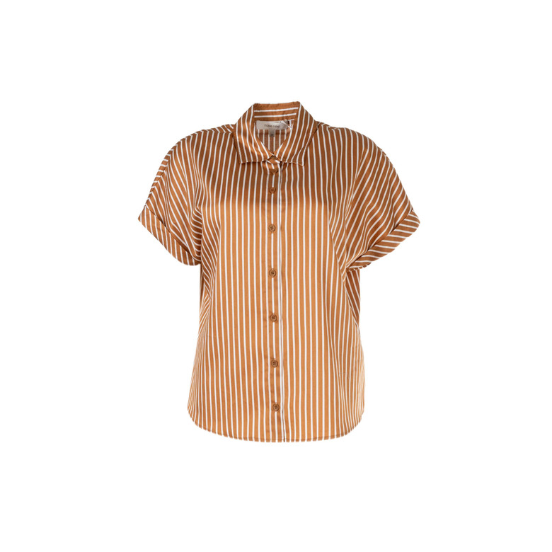 Marie Mero bluse cognac 1