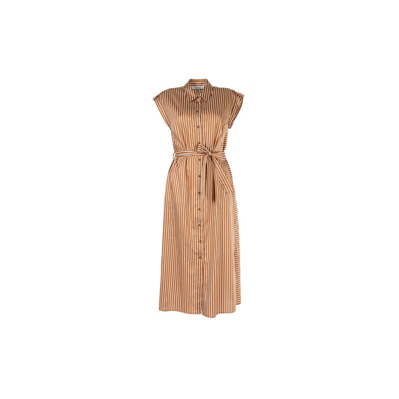 Marie Mero kleid cognac 1