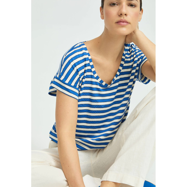 Xandres t-shirt blauw 2