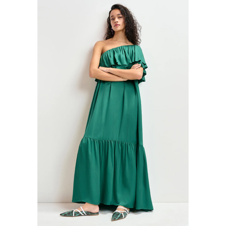 Essentiel jurk groen