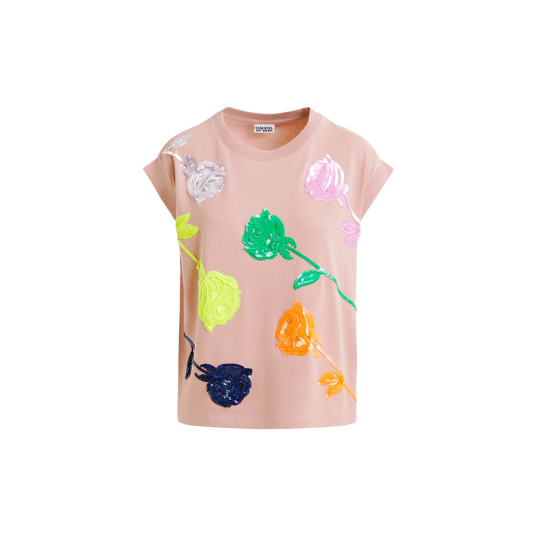 Essentiel t-shirt roze