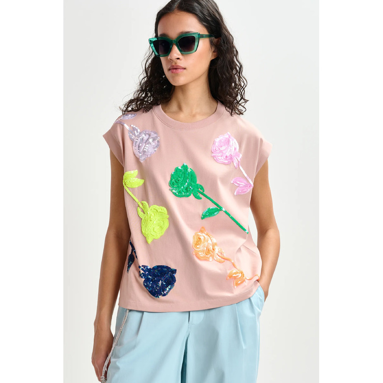 Essentiel t-shirt roze 2